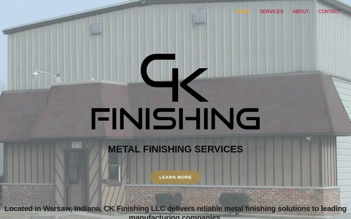 Homepage of Ck Finishing LLC