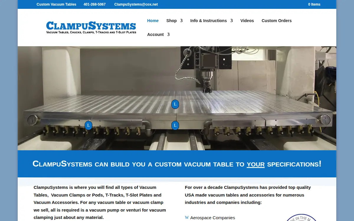 Homepage of Woodbine Company, LLC