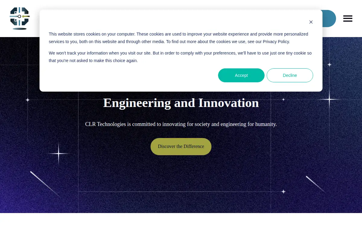 Homepage of Clr Technologies INC