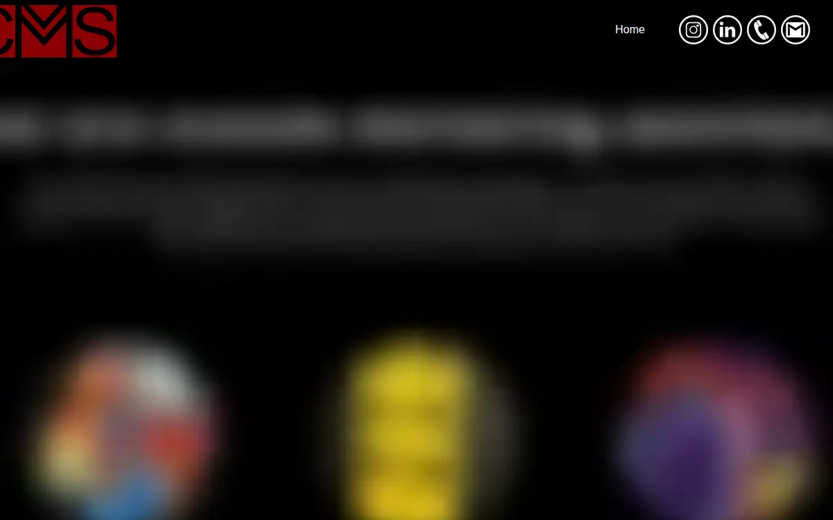 Homepage of Custom Marketing Solutions LLC