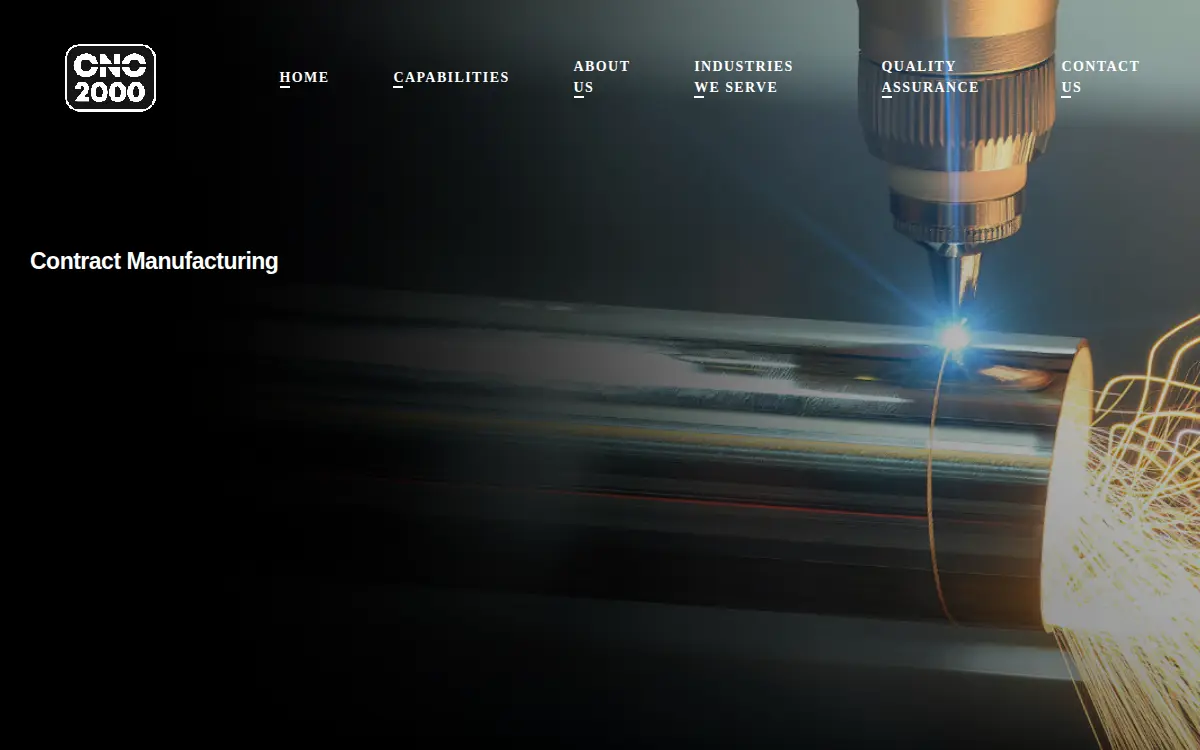 Homepage of Cnc 2000, INC.
