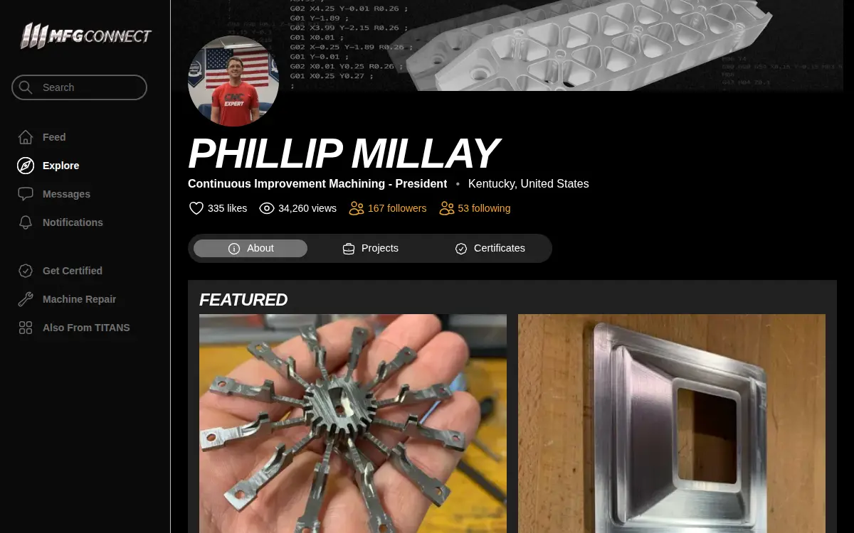 Homepage of Phillip R Millay
