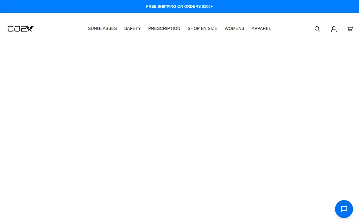 Homepage of CO Eyewear