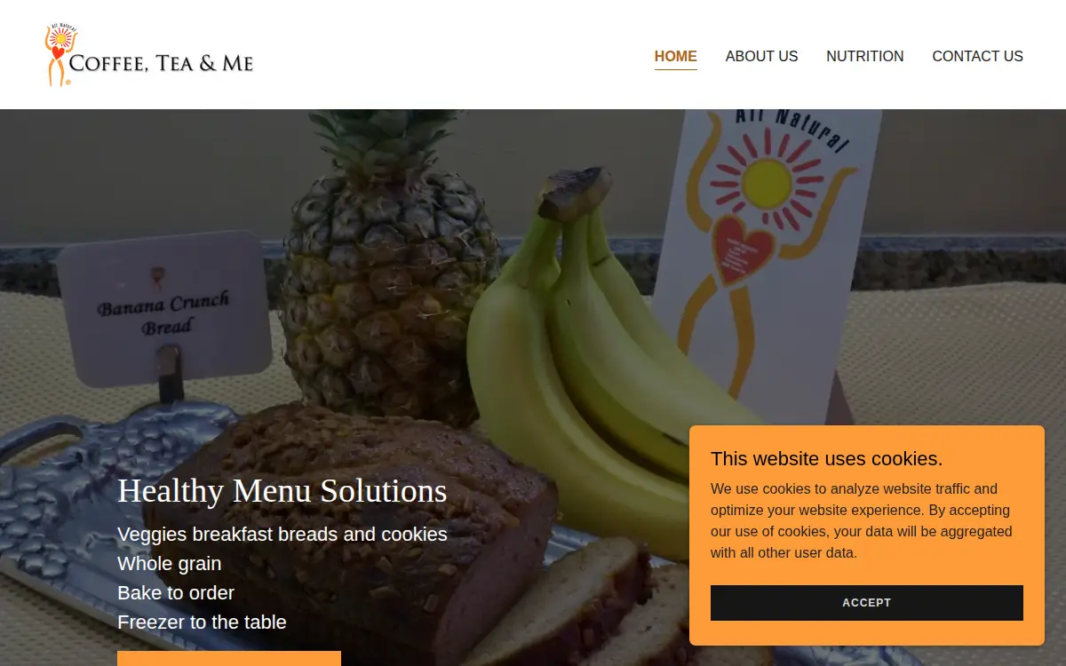 Homepage of Coffee, Tea and Me of Illinois As Heart Bodies LLC