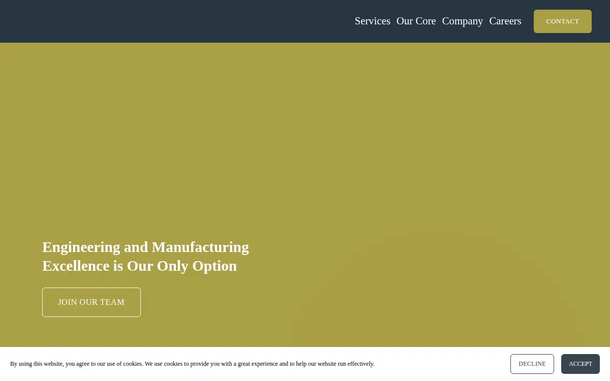 Homepage of Cogitic Corporation