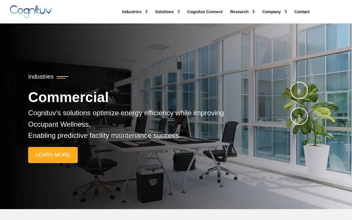 Homepage of Cognituv, LLC