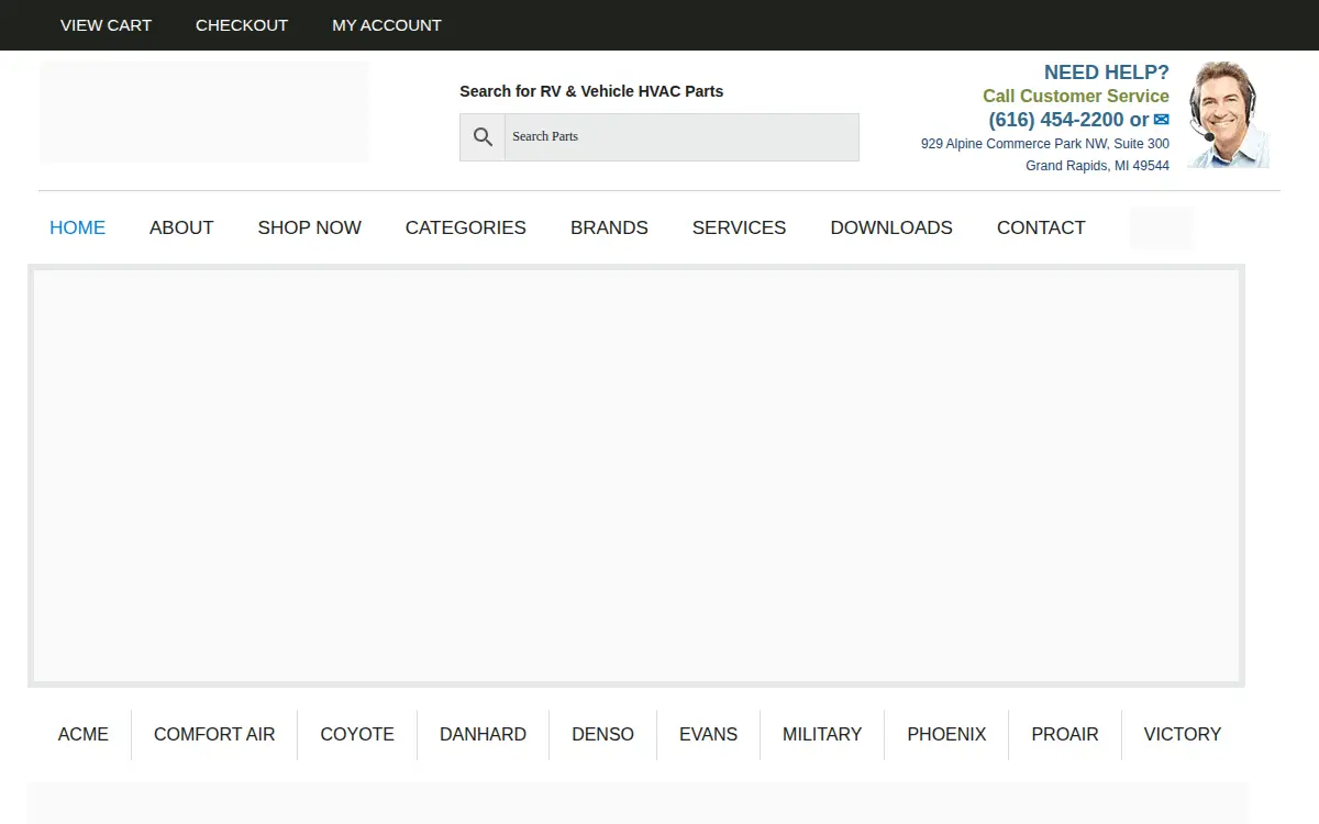 Homepage of Comfort Air Gr LLC