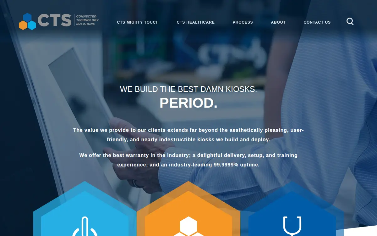 Homepage of Connected Technology Solutions, LLC