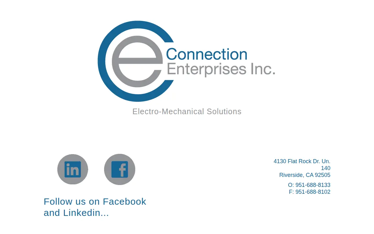Homepage of Connection Enterprises, INC.