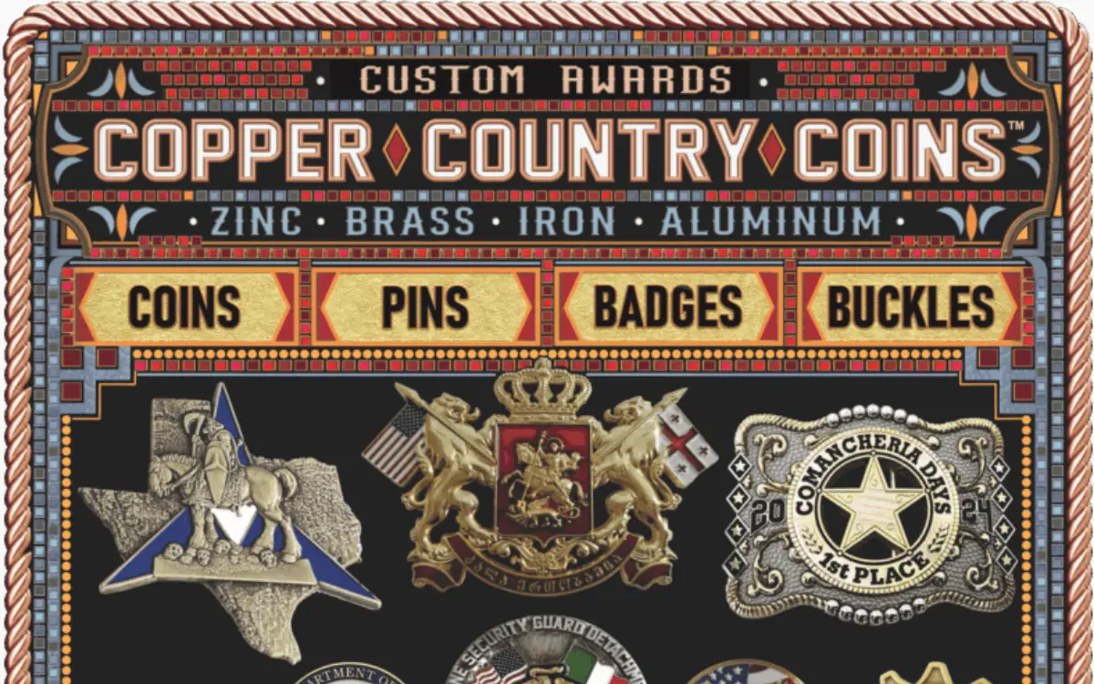 Homepage of Copper Country Coins Lc