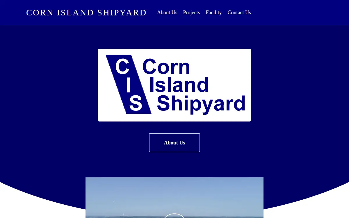 Homepage of Corn Island Shipyard, INC