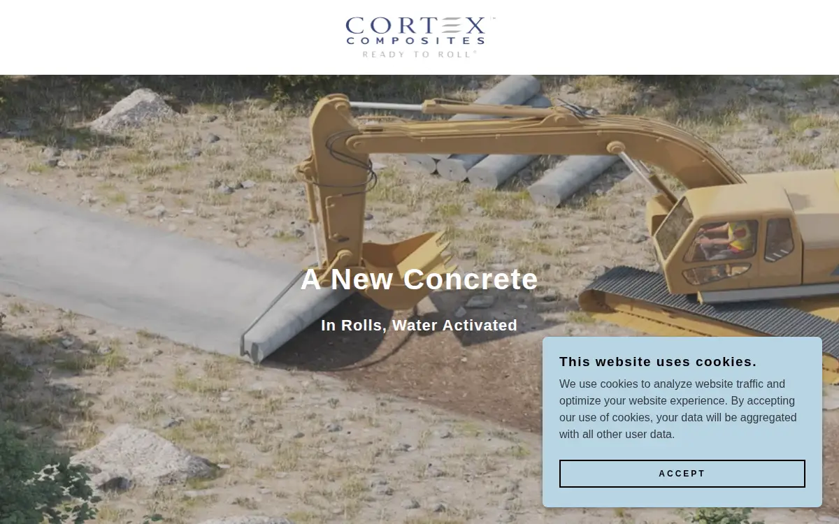 Homepage of Cortex Composites INC.