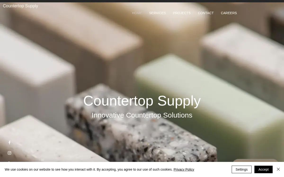 Homepage of Nevada Countertop Supply, LLC