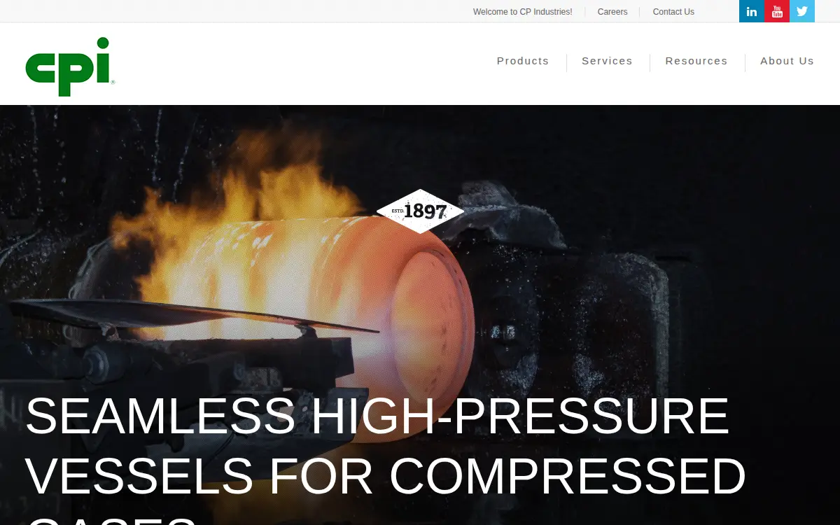 Homepage of Cp Industries Holdings, INC