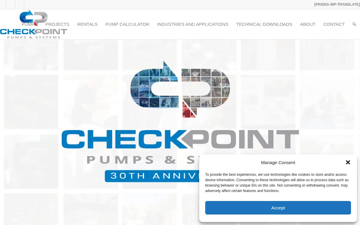 Homepage of Checkpoint Group INC