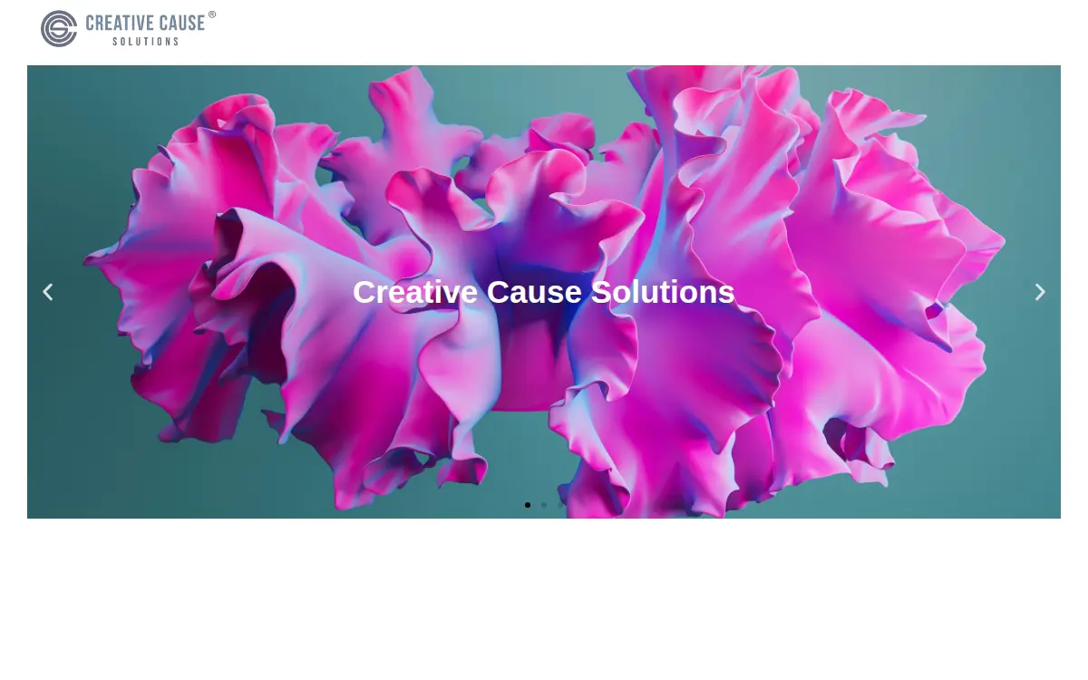 Homepage of Creative Cause Solutions, INC.