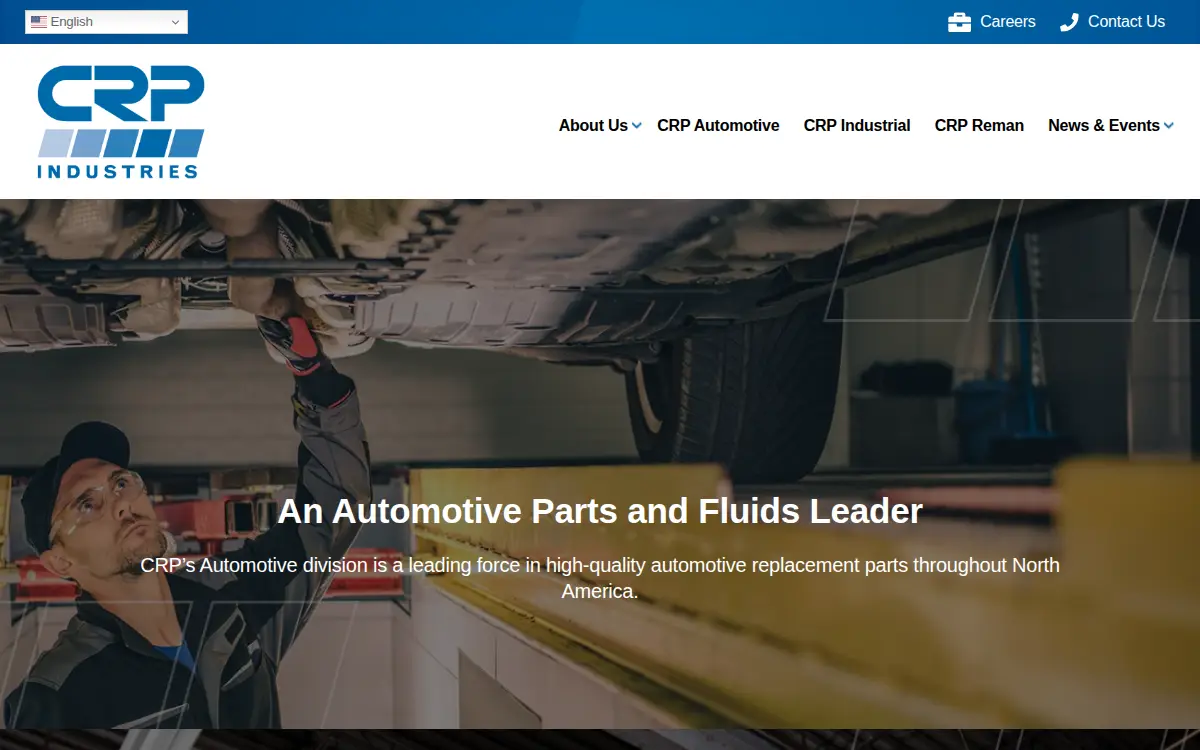 Homepage of C R P Industries INC