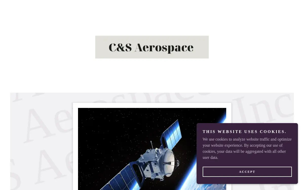 Homepage of C & S Aerospace, INC