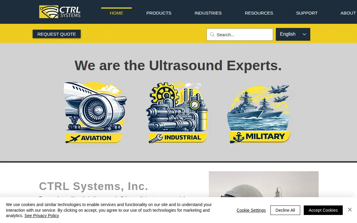 Homepage of Ctrl Systems, INC