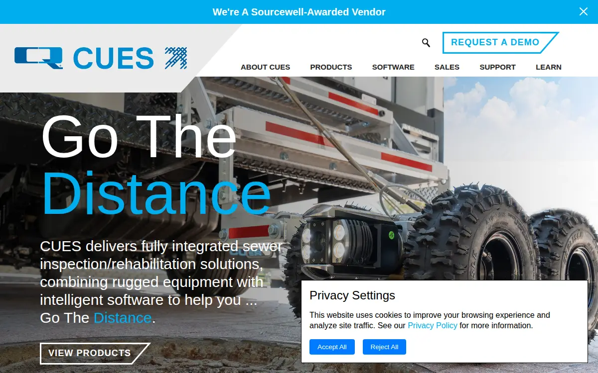 Homepage of Cues, INC. (delaware)