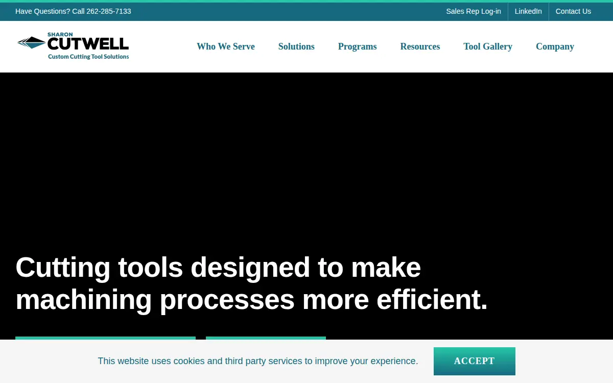 Homepage of Sharon-cutwell Co., INC.