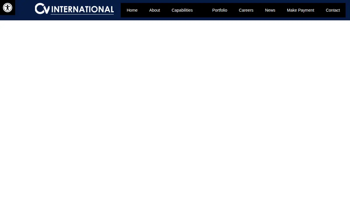 Homepage of Cv International, INC.
