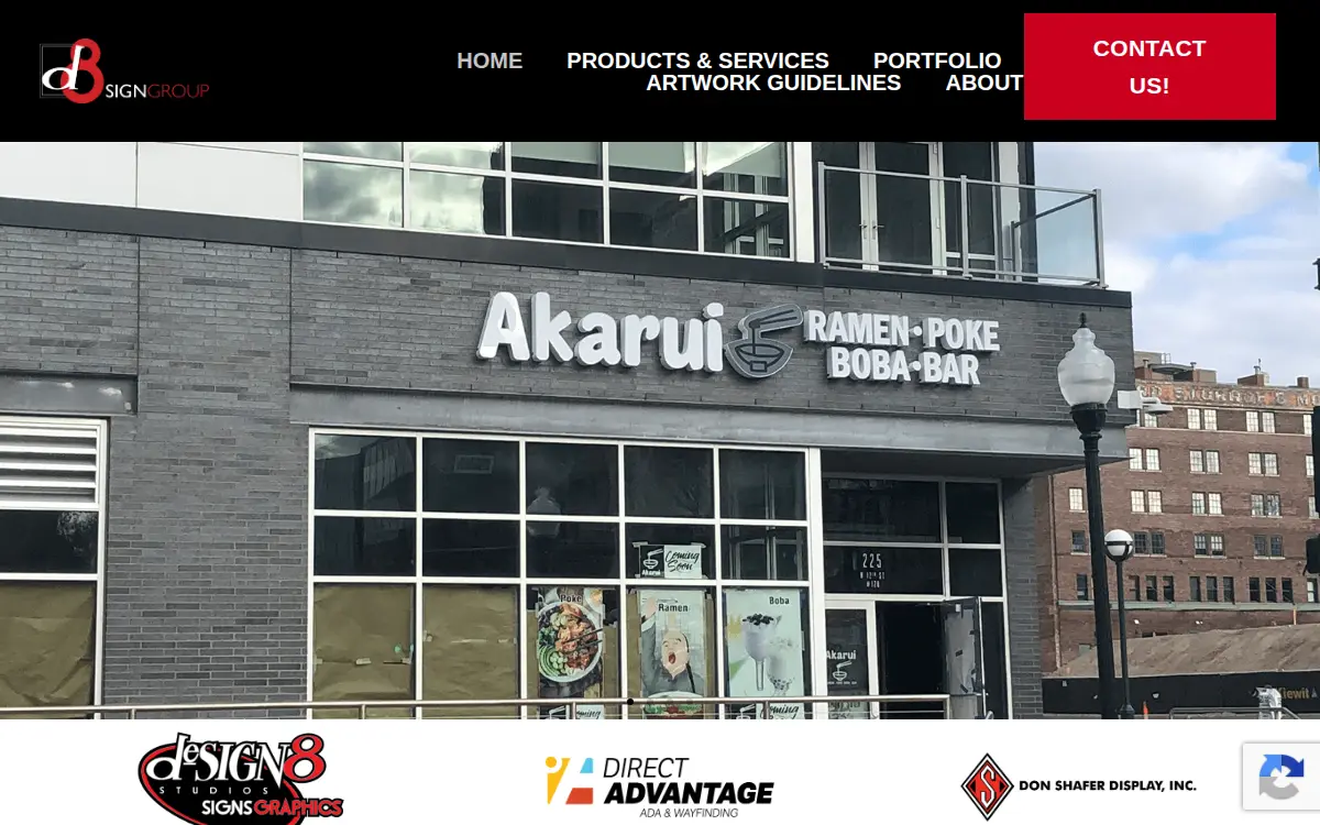 Homepage of Design8 Studios LLC