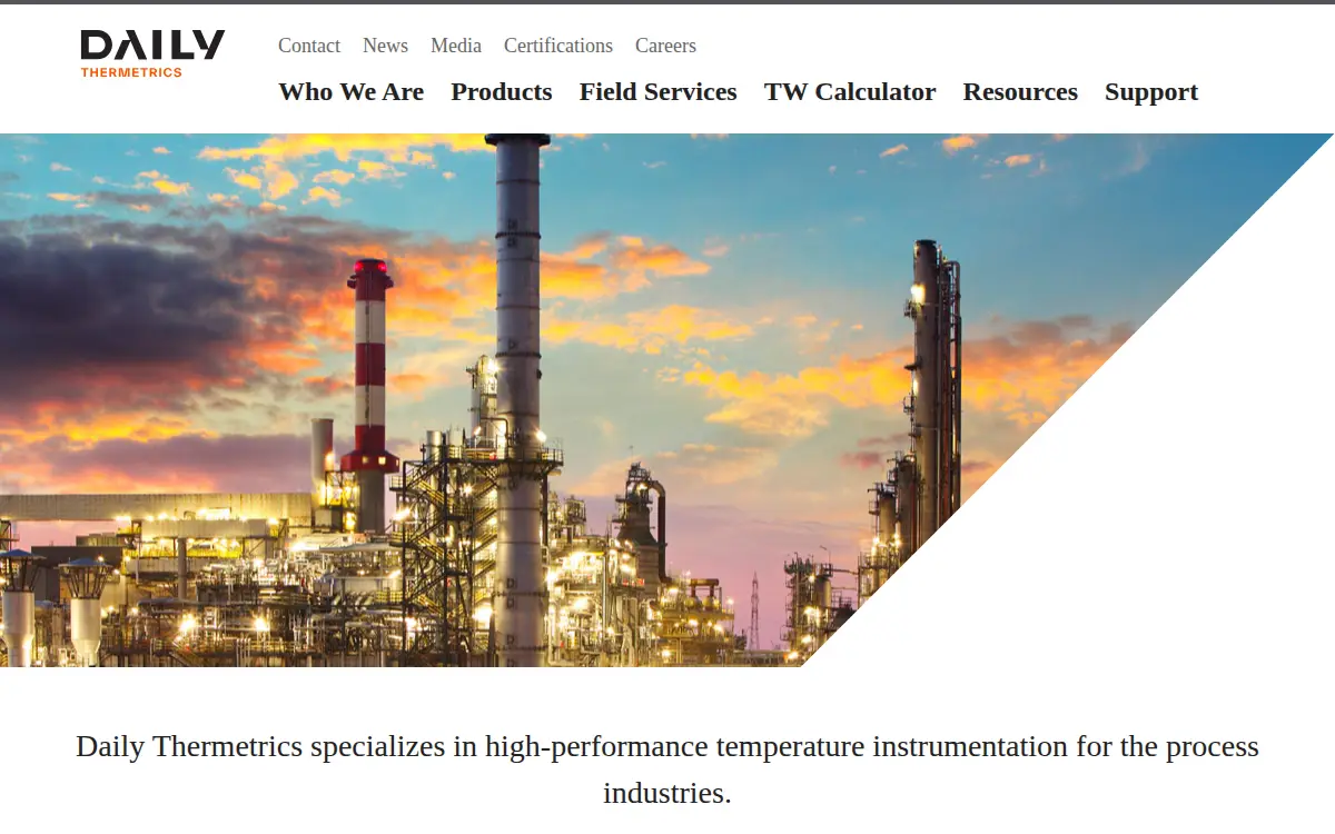 Homepage of Daily Instruments Corporation