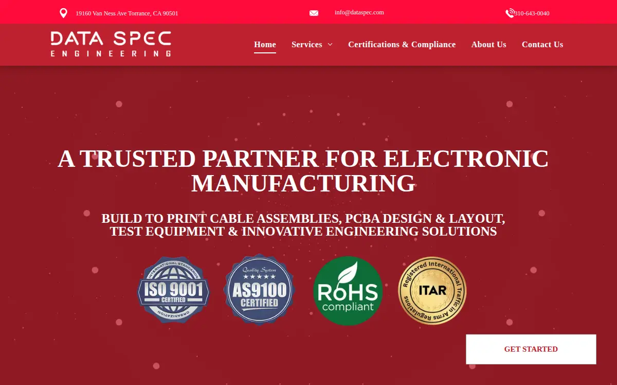 Homepage of Data Spectrum, INC.