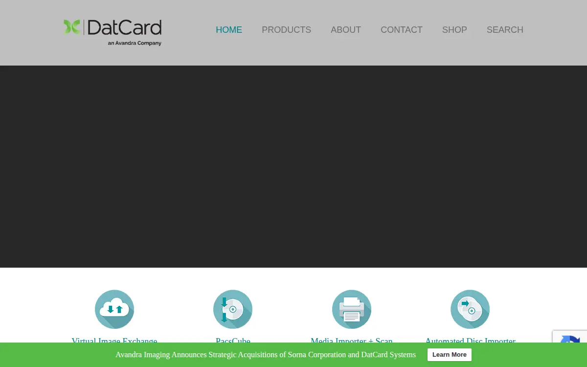 Homepage of Datcard Systems INC