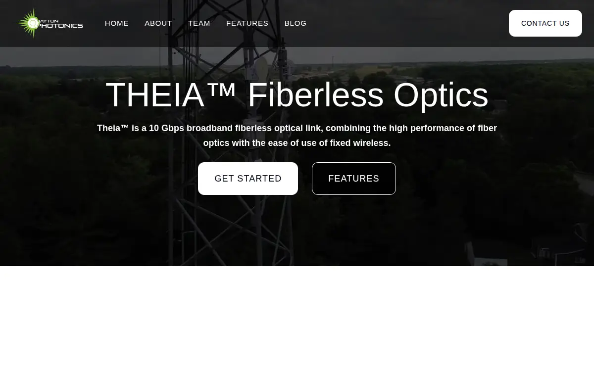 Homepage of Dayton Photonics Systems LLC