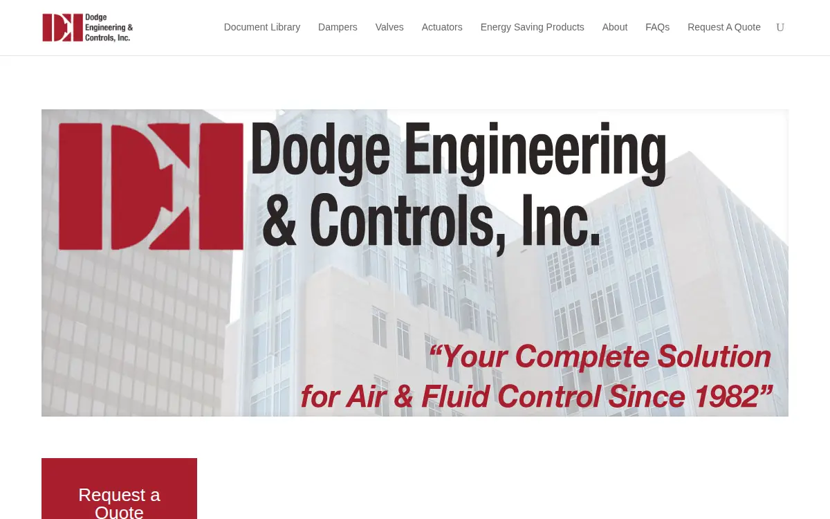 Homepage of Dodge Engineering & Controls INC