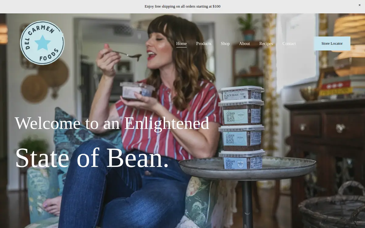 Homepage of Del Carmen, LLC
