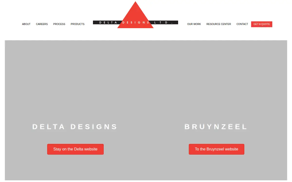 Homepage of Delta Designs LTD