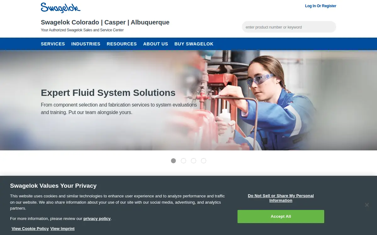 Homepage of Denver Fluid System Solutions INC