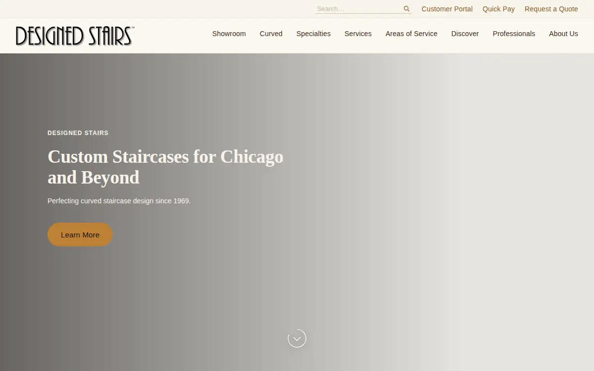 Homepage of Designed Stairs INC