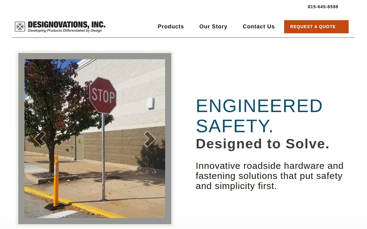 Homepage of Designovations INC