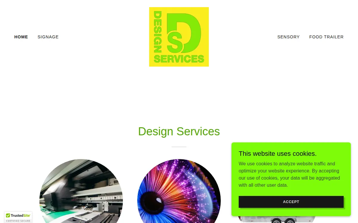 Homepage of Design Services LLC
