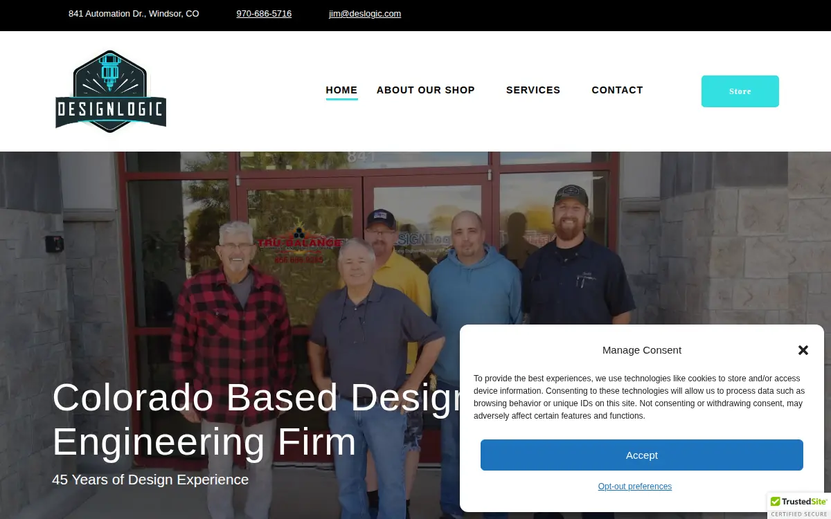 Homepage of Designlogic, INC