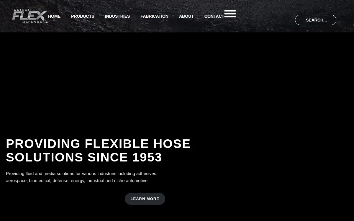 Homepage of Detroit Flexible Metal Products CO