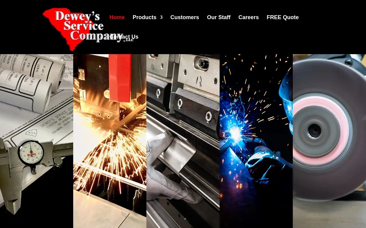 Homepage of Deweys Service Company, LLC