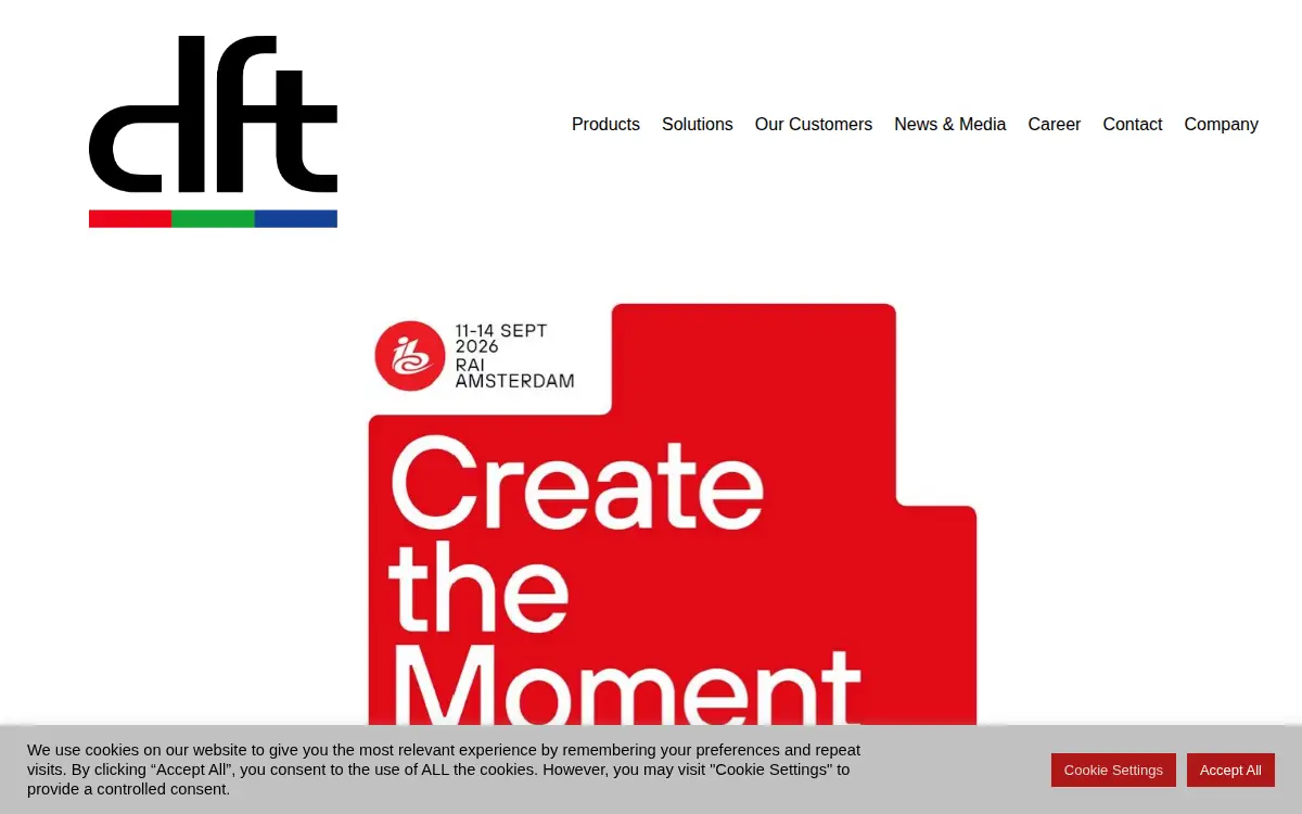 Homepage of Digital Film Technology CORP