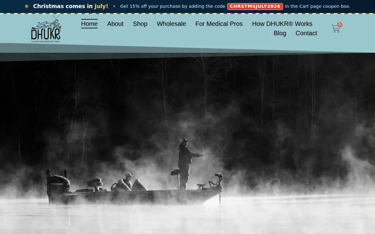 Homepage of Dhukr LLC
