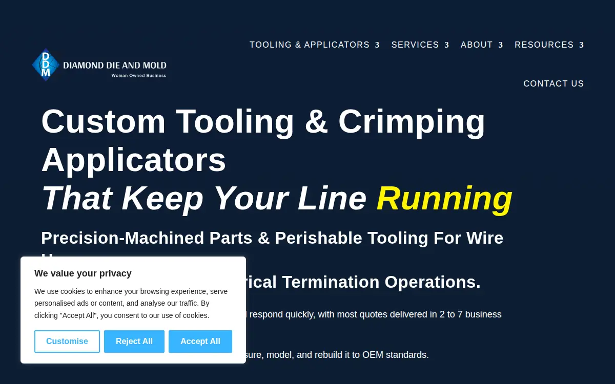 Homepage of Godspeed B&c, LLC