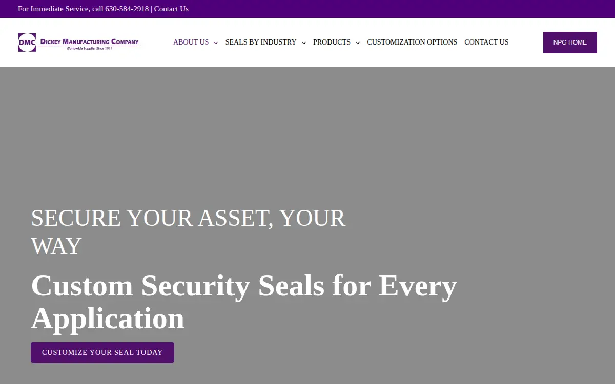 Homepage of Dickey Opco, LLC