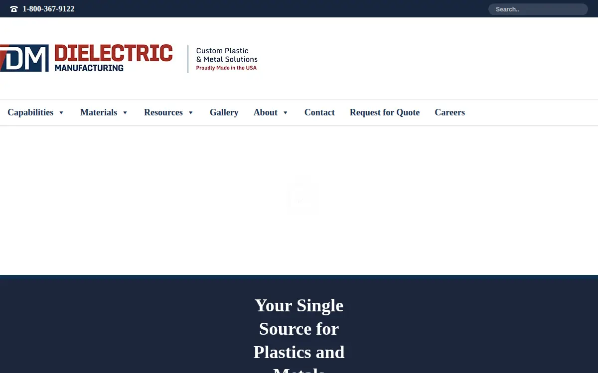 Homepage of Dielectric Manufacturing INC