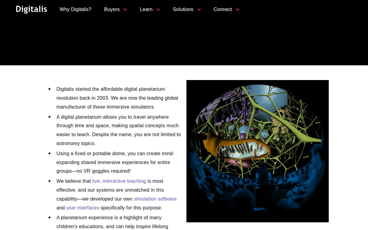 Homepage of Digitalis Education Solutions, INC.