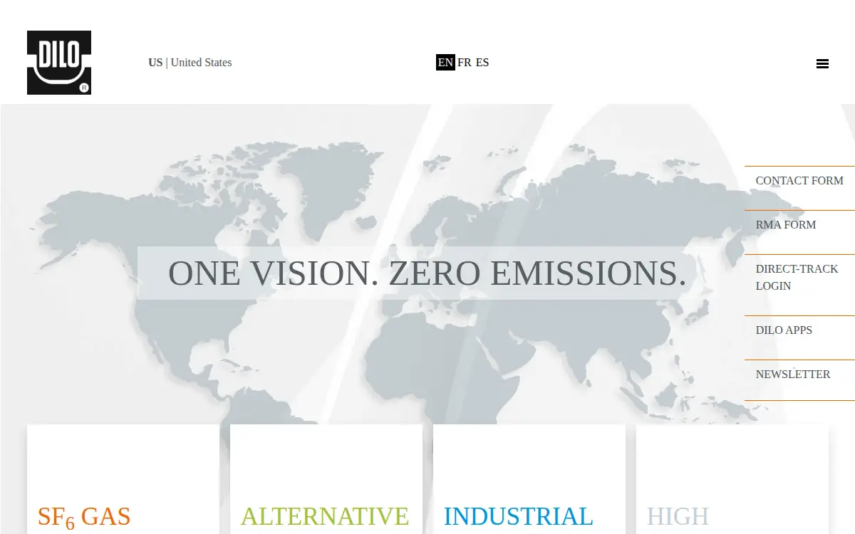 Homepage of Dilo Company, INC