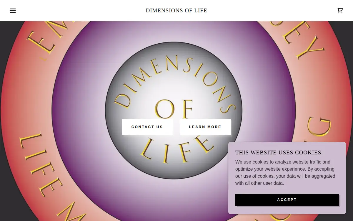 Homepage of Dimensions of Life LLC