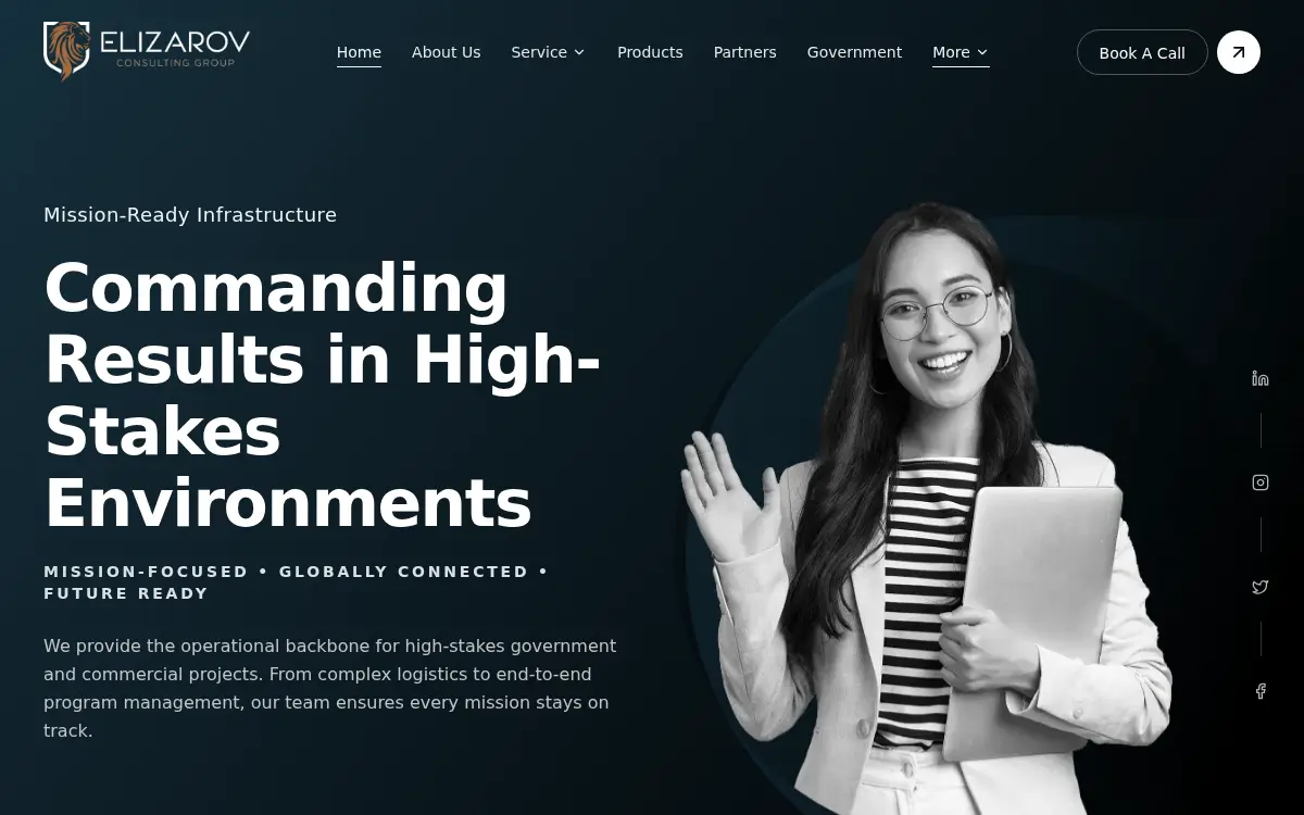 Homepage of Directum Solutions L.l.c.